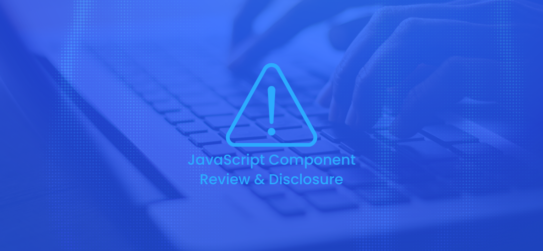 Keyboard with blue overlay and warning triangle